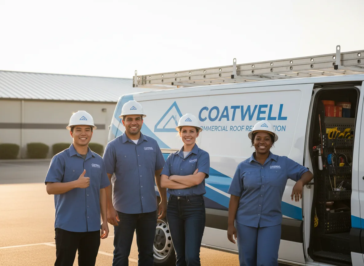 Commercial roof coating company in Oswego, KS